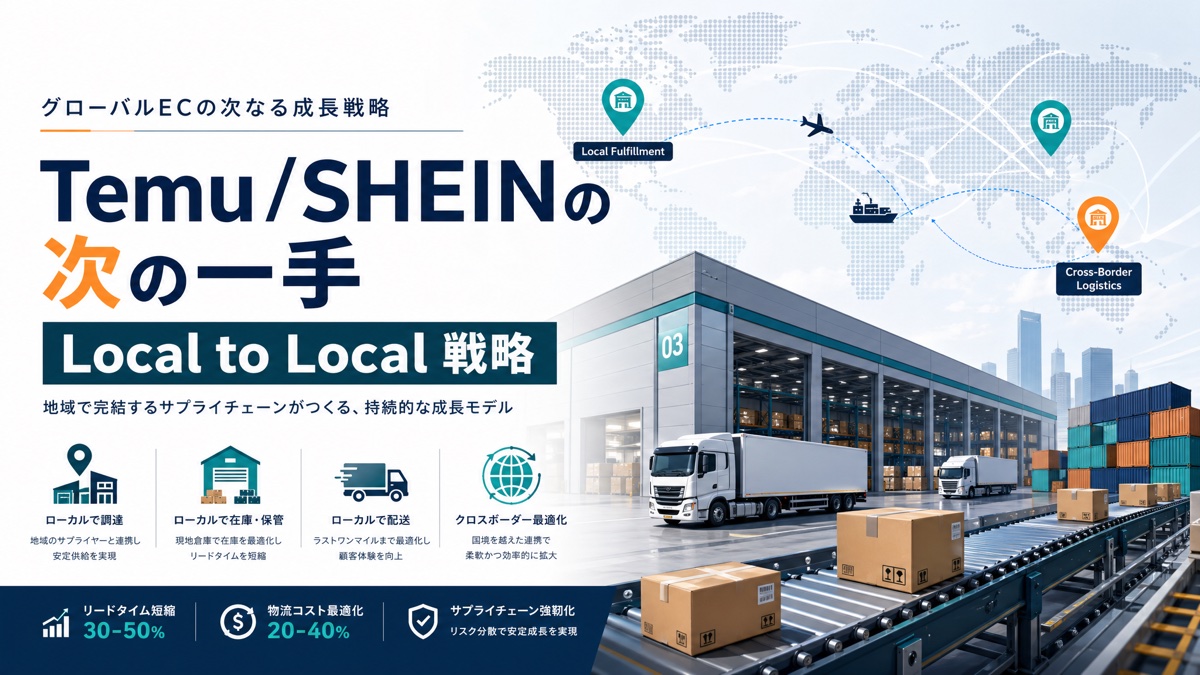 Temu/SHEINの次の一手「Local to Local」戦略—日本企業に訪れたチャンス