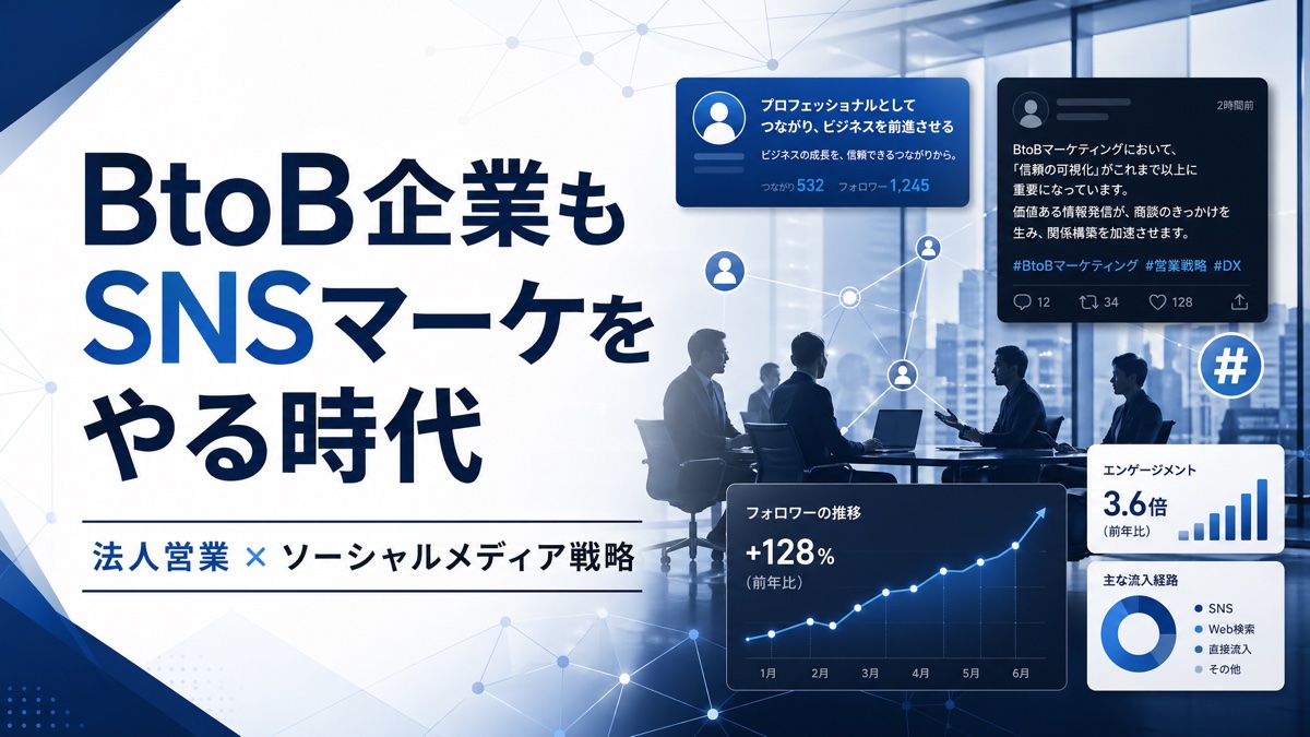 BtoB企業もSNSマーケをやる時代—2026年の新常識
