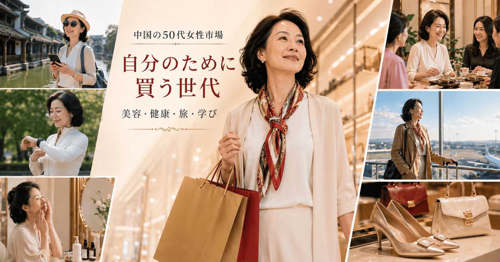 中国の50代女性市場、実はかなり熱い。家族の付き添いではなく、自分のために買っている