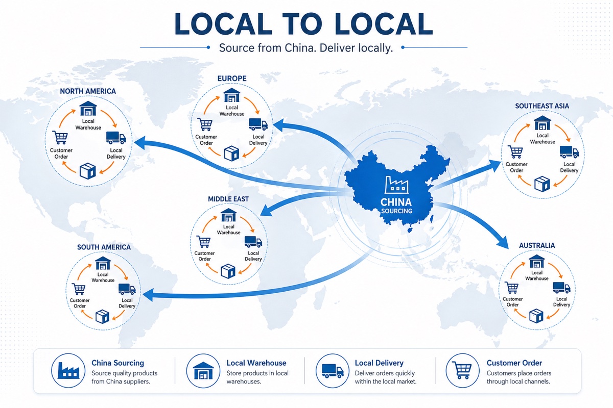 Temu/SHEIN Local to Local戦略コンセプト