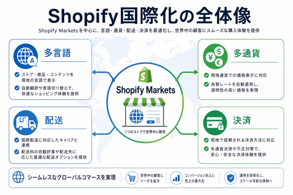 Shopify国際化機能の全体像