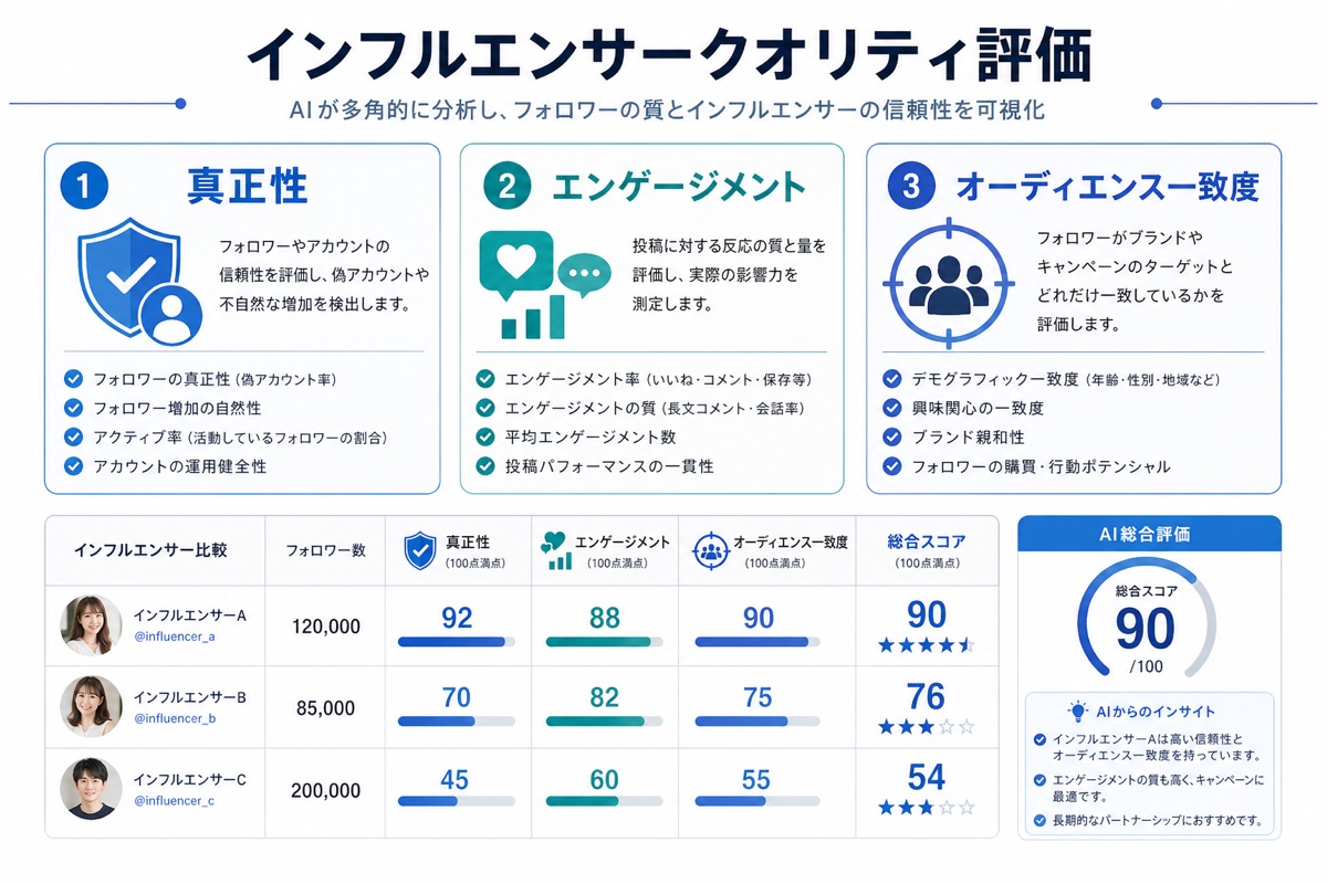 インフルエンサークオリティスコア