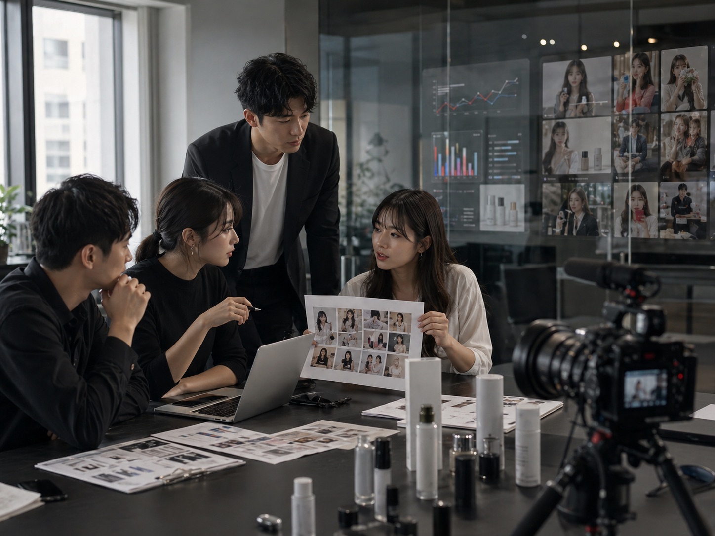 KOL施策の企画会議を行うチーム